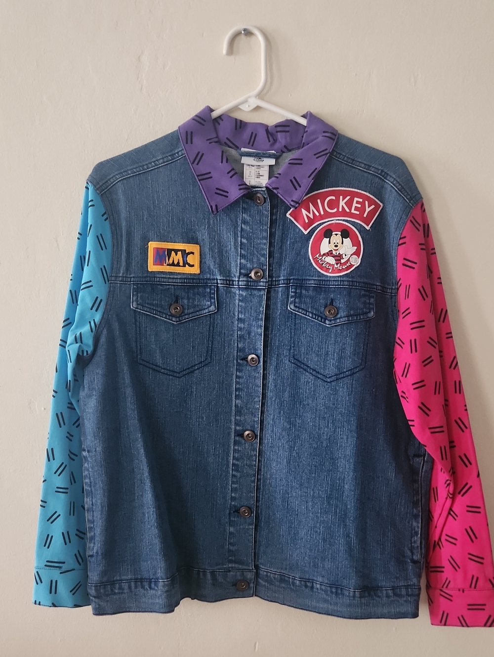 Disney Parks Mickey Mouse Club Retro Denim Jacket